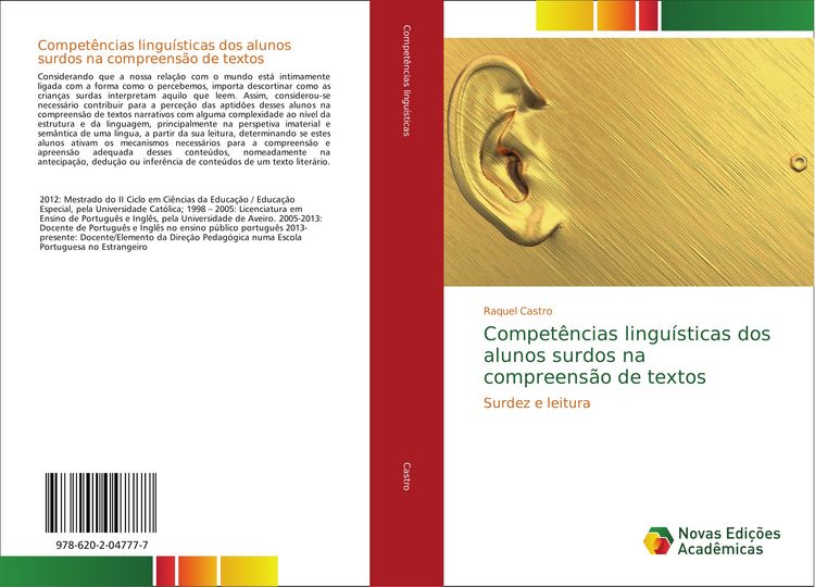 Produktbild: Compet&ecirc;ncias lingu&iacute;sticas dos alunos surdos na compreens&atilde;o de textos