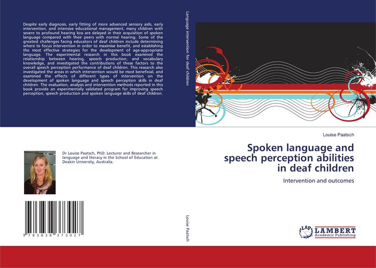 Produktbild: Spoken language and speech perception abilities in deaf children