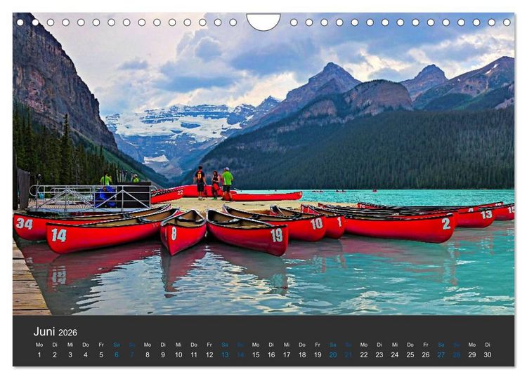 Produktbild: Der weite Westen Kanadas - Banff und Yoho National Park (Wandkalender 2026 DIN A4 quer), CALVENDO Monatskalender