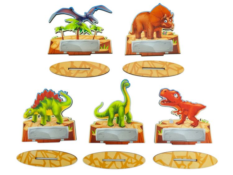 250g De Gemmes Acryliques Dinosaures - 46 Pièces, 12 Formes, Pour Décoration, Jeux, Remplissage Sacs Cadeaux