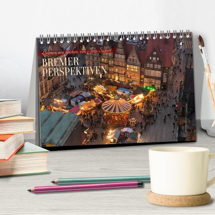 Produktbild: Bremer Perspektiven (Tischkalender 2026 DIN A5 quer), CALVENDO Monatskalender