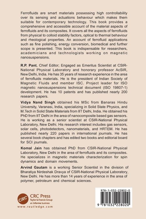 Produktbild: Material Aspects of Ferrofluids