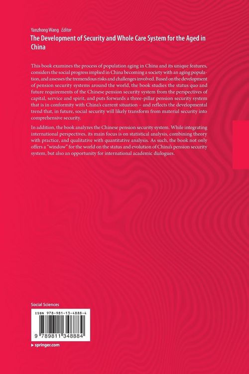 Produktbild: The Development of Security and Whole Care System for the Aged in China