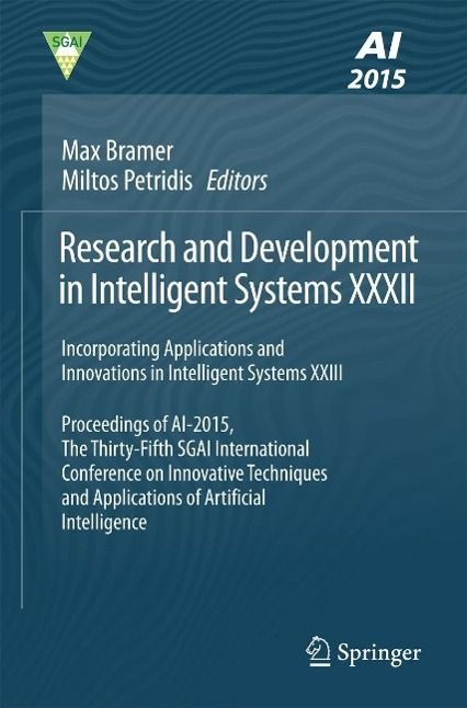 Produktbild: Research and Development in Intelligent Systems XXXII