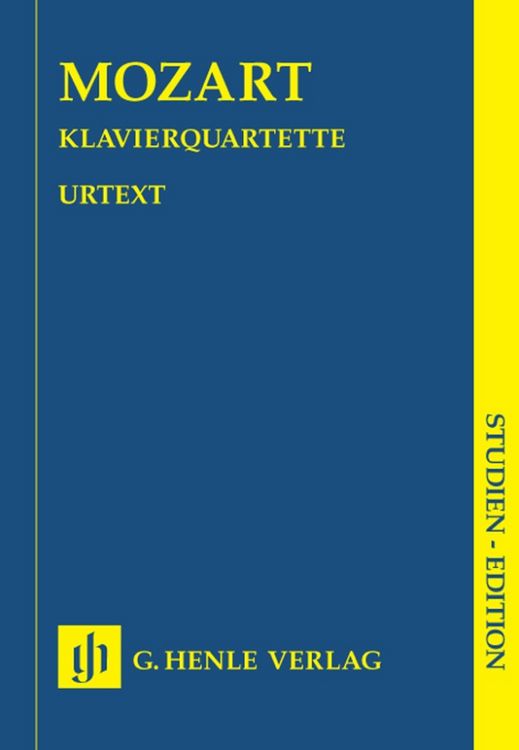 Produktbild: Wolfgang Amadeus Mozart - Klavierquartette KV 478 und 493