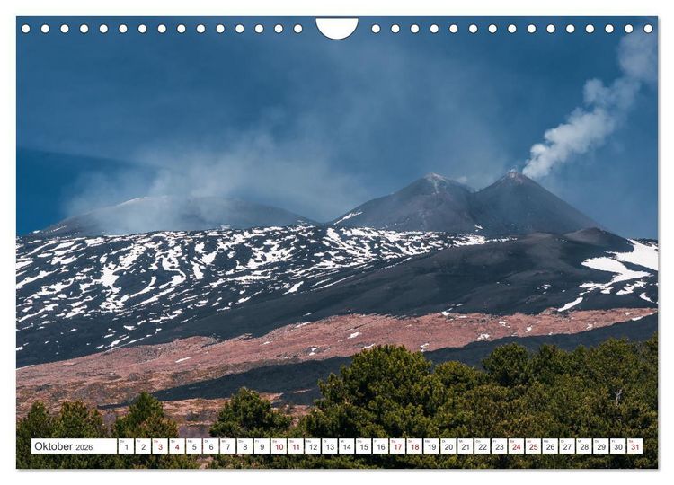 Produktbild: &Auml;tna - Europas h&ouml;chster Vulkan (Wandkalender 2026 DIN A4 quer), CALVENDO Monatskalender