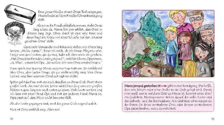 Produktbild: Oma war die Beste! Das Kindersachbuch zum Thema Sterben, Tr&ouml;sten und Leben