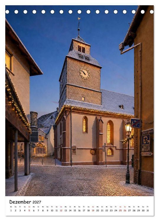 Produktbild: Burgstadt Eppstein (Tischkalender 2027 DIN A5 hoch), CALVENDO Monatskalender