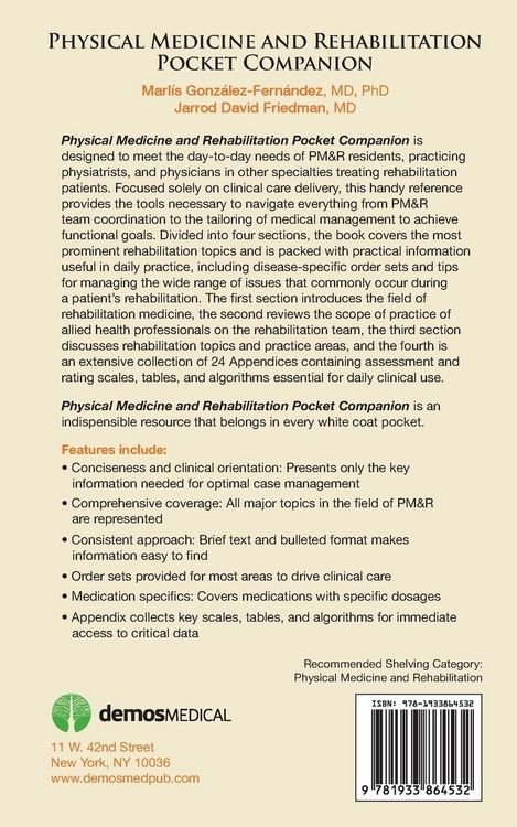 Produktbild: Physical Medicine & Rehabilitation Pocket Companion