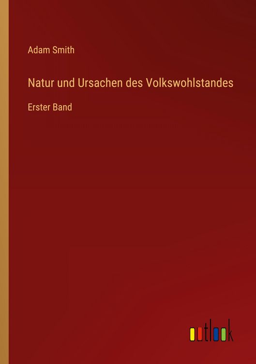 Produktbild: Natur und Ursachen des Volkswohlstandes