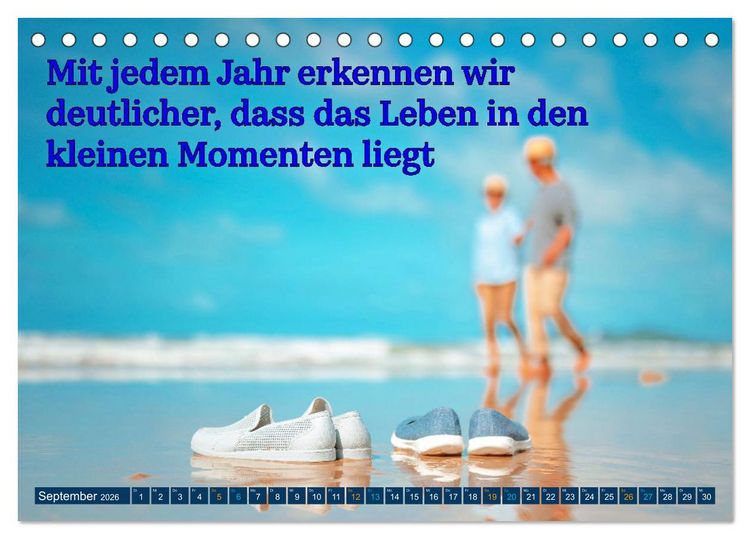 Produktbild: Auf zu neuen Ufern - Ruhestand (Tischkalender 2026 DIN A5 quer), CALVENDO Monatskalender