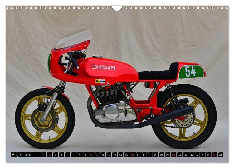 Produktbild: Ducati 500 Sport Desmo (Wandkalender 2026 DIN A3 quer), CALVENDO Monatskalender