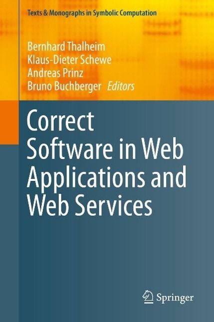 Produktbild: Correct Software in Web Applications and Web Services