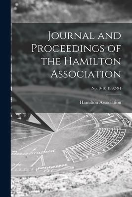 Produktbild: Journal and Proceedings of the Hamilton Association; no. 9-10 1892-94