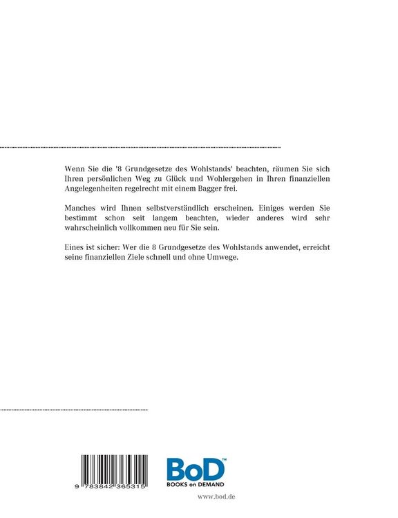 Produktbild: Die 8 Grundgesetze des Wohlstands