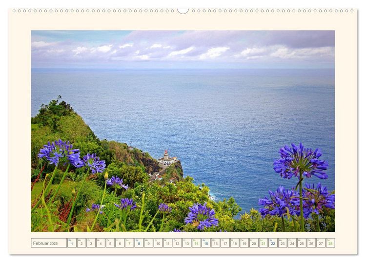 Produktbild: Archipel der Azoren im Nordatlantik (Wandkalender 2026 DIN A2 quer), CALVENDO Monatskalender