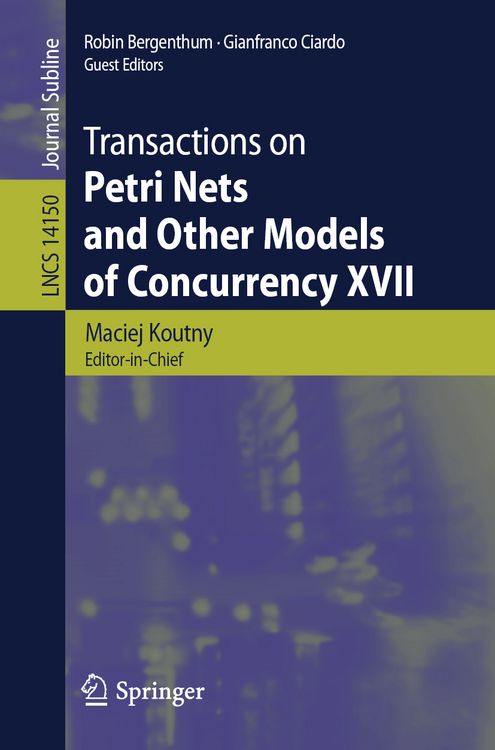 Produktbild: Transactions on Petri Nets and Other Models of Concurrency XVII