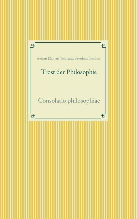 Produktbild: Trost der Philosophie