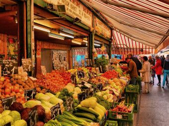 Produktbild: CALVENDO Puzzle Naschmarkt | 1000 Teile Lege-Gr&ouml;&szlig;e 64x48cm Foto-Puzzle f&uuml;r gl&uuml;ckliche Stunden