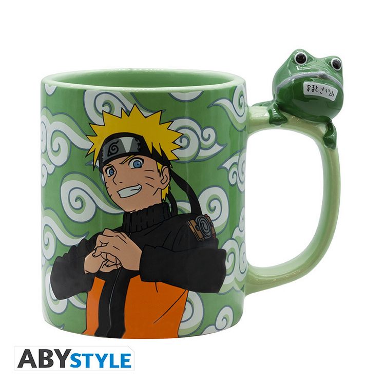 Produktbild: NARUTO SHIPPUDEN - Mug 3D handle - Naruto and Gama-chan