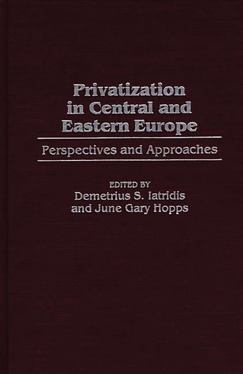 Produktbild: Privatization in Central and Eastern Europe