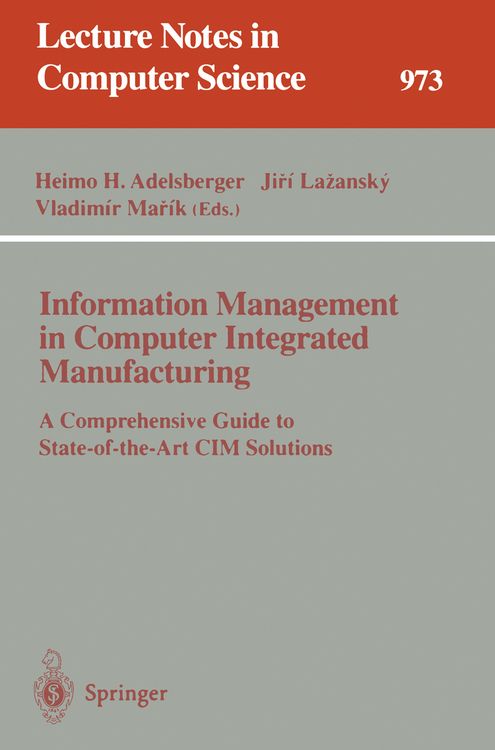 Produktbild: Information Management in Computer Integrated Manufacturing