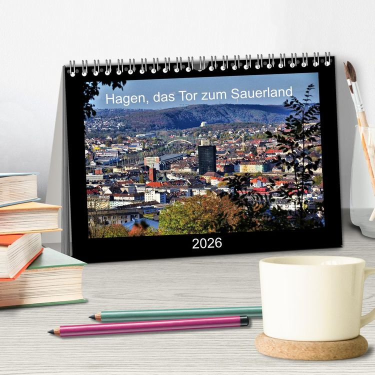 Produktbild: Hagen, das Tor zum Sauerland (Tischkalender 2026 DIN A5 quer), CALVENDO Monatskalender