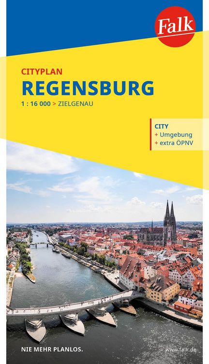 Produktbild: Falk Cityplan Regensburg 1:16.000