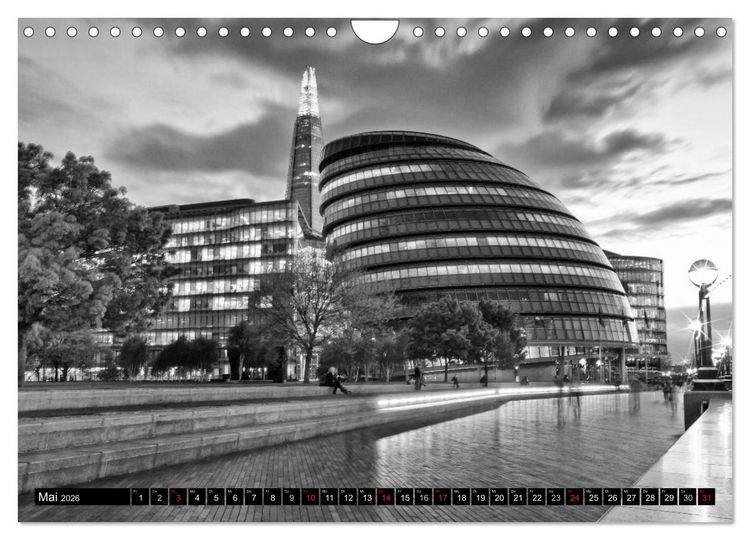 Produktbild: LONDON Stadtansichten (Wandkalender 2026 DIN A4 quer), CALVENDO Monatskalender