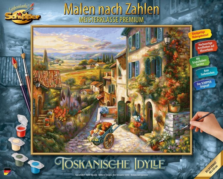 Bild vom Artikel Schipper 609130879 - Malen nach Zahlen, Toskanische Idylle, 40 x 50 cm vom Autor 