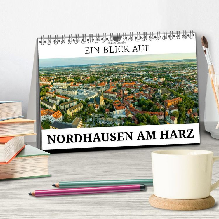 Produktbild: Ein Blick auf Nordhausen am Harz (Tischkalender 2026 DIN A5 quer), CALVENDO Monatskalender