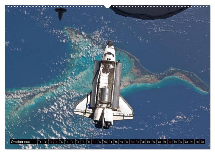 Produktbild: Space Shuttle. Impressionen aus der Raumfahrt (hochwertiger Premium Wandkalender 2026 DIN A2 quer), Kunstdruck in Hochglanz
