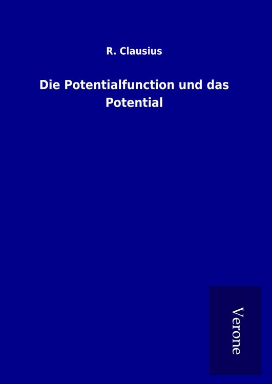 Produktbild: Die Potentialfunction und das Potential