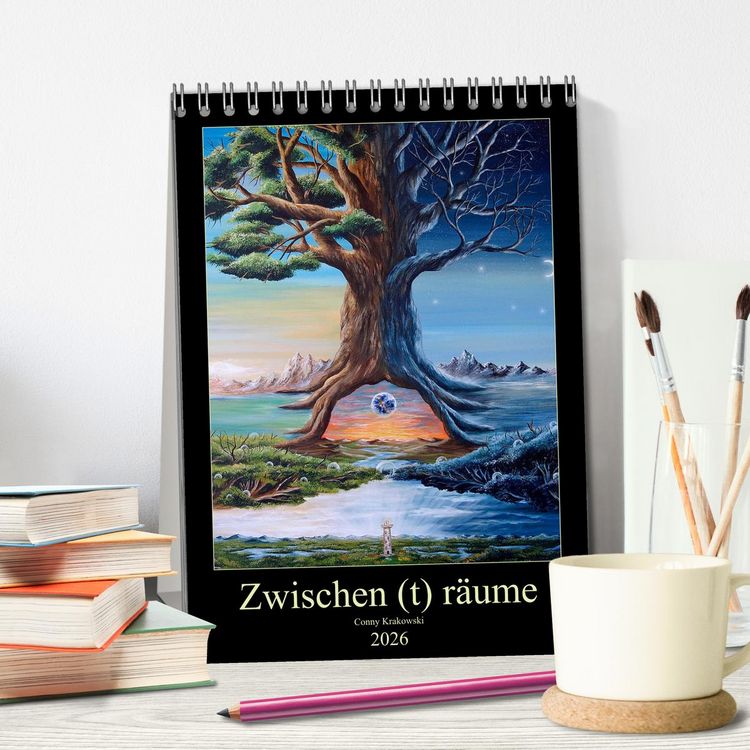 Produktbild: Zwischen (t) r&auml;ume (Tischkalender 2026 DIN A5 hoch), CALVENDO Monatskalender