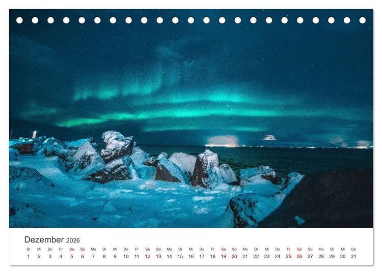Produktbild: Island - Mehr als nur eine Insel. (Tischkalender 2026 DIN A5 quer), CALVENDO Monatskalender