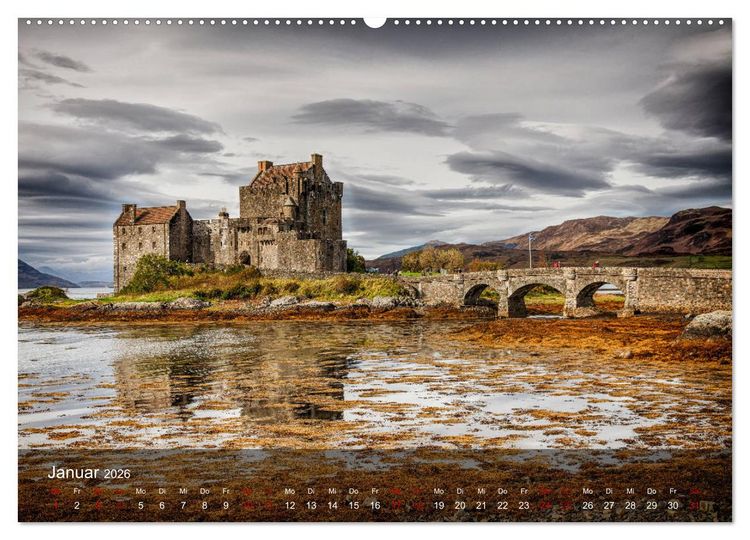 Produktbild: Schottland &ndash; schottisch unterwegs (hochwertiger Premium Wandkalender 2026 DIN A2 quer), Kunstdruck in Hochglanz