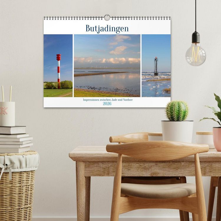 Produktbild: Butjadingen. Impressionen zwischen Jade und Nordsee (Wandkalender 2026 DIN A3 quer), CALVENDO Monatskalender