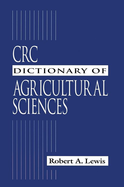 Produktbild: CRC Dictionary of Agricultural Sciences