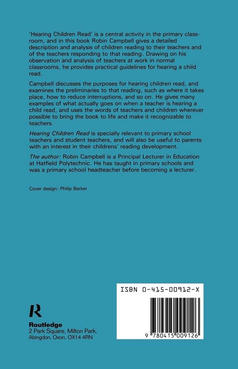 Produktbild: Hearing Children Read