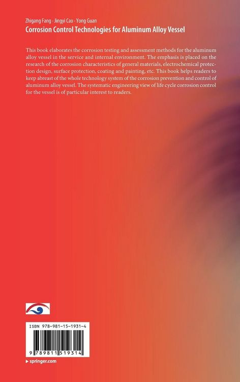 Produktbild: Corrosion Control Technologies for Aluminum Alloy Vessel