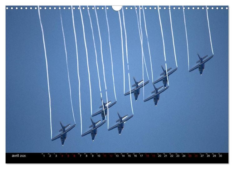Produktbild: Arabesques dans le ciel de France (Calendrier mural 2026 DIN A3 vertical), CALVENDO calendrier mensuel