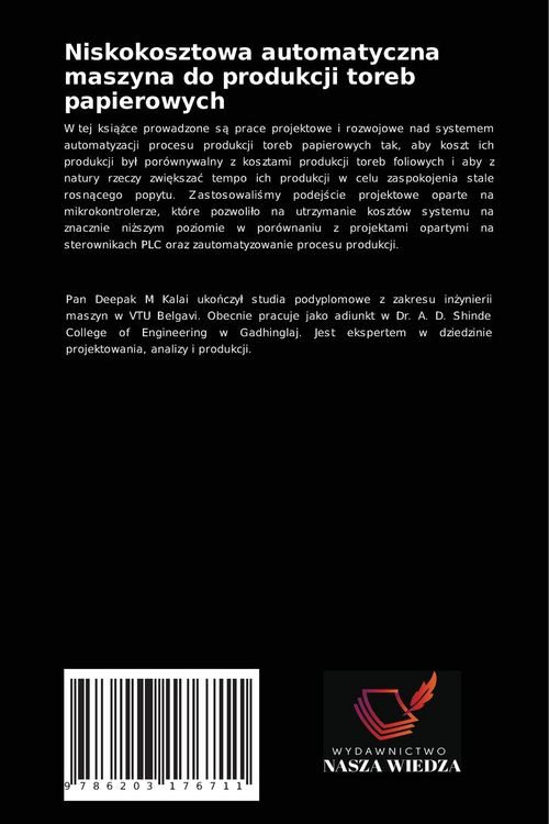 Produktbild: Niskokosztowa automatyczna maszyna do produkcji toreb papierowych