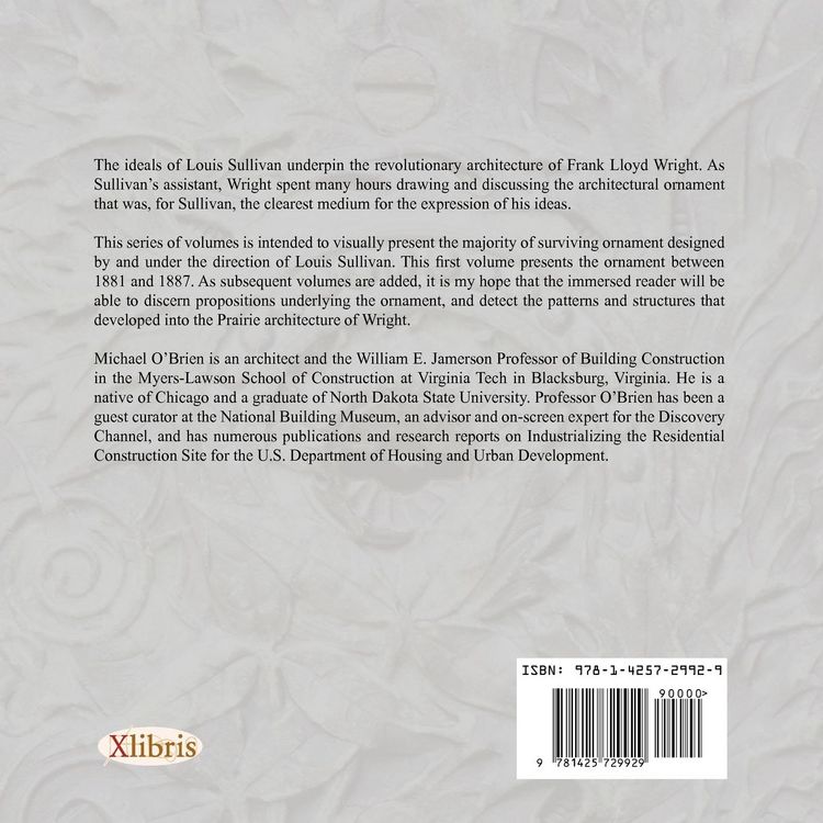 Produktbild: A Catalog of Louis Sullivan's Ornament 1881-1887