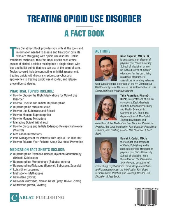 Produktbild: Treating Opioid Use Disorder--A Fact Book