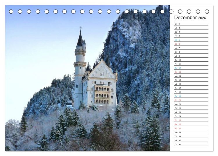 Produktbild: Traumziele in Europa (Tischkalender 2026 DIN A5 quer), CALVENDO Monatskalender