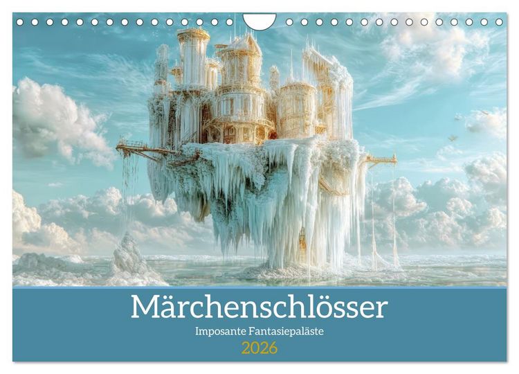 Produktbild: M&auml;rchenschl&ouml;sser - Imposante Fantasiepal&auml;ste (Wandkalender 2026 DIN A4 quer), CALVENDO Monatskalender