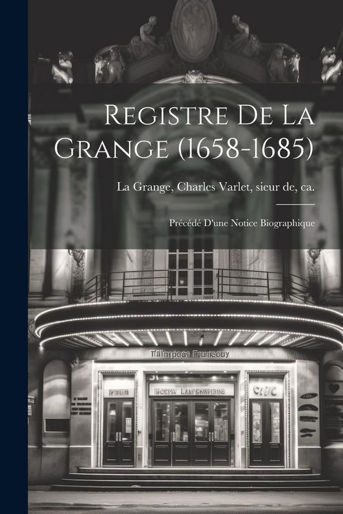 Produktbild: Registre de La Grange (1658-1685)