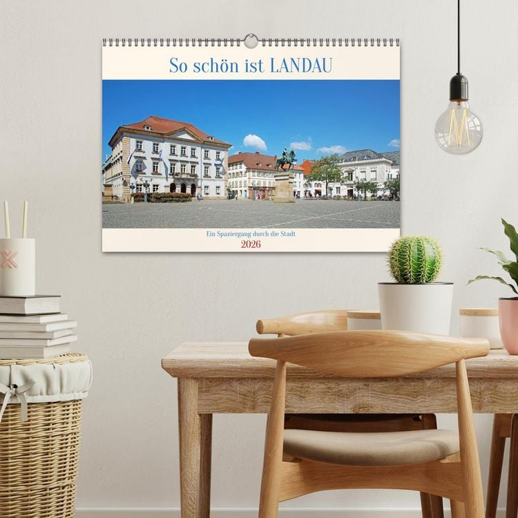 Produktbild: So sch&ouml;n ist Landau (Wandkalender 2026 DIN A3 quer), CALVENDO Monatskalender