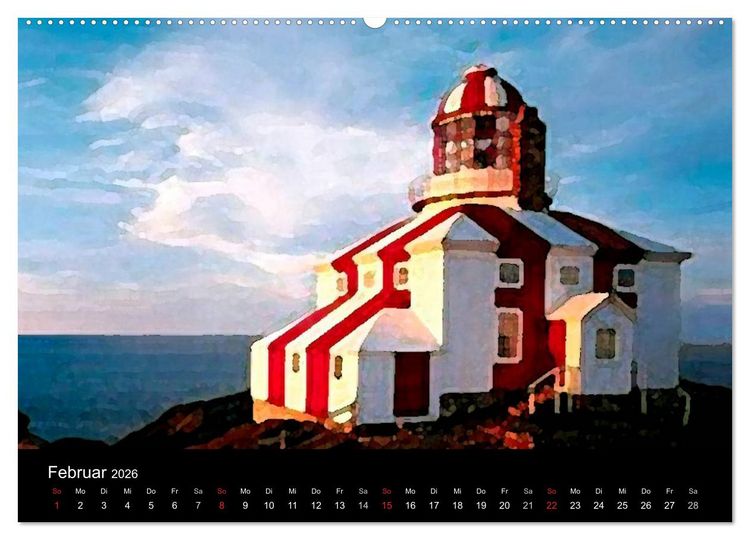 Produktbild: Neufundland entdecken (hochwertiger Premium Wandkalender 2026 DIN A2 quer), Kunstdruck in Hochglanz