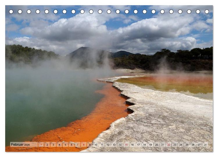 Produktbild: Kia ora, Aotearoa - Wunderbares Neuseeland (Tischkalender 2026 DIN A5 quer), CALVENDO Monatskalender